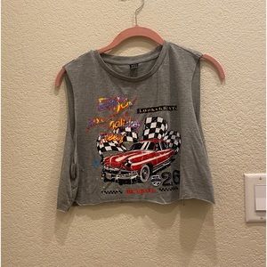 Cropped Graphic Tank